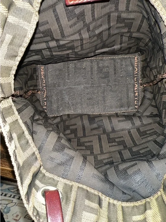 Fendi zucca canvas bundle of bag and wallet - Picture 6 of 16